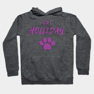 Copy of Cat holiday gift t shirt design Hoodie